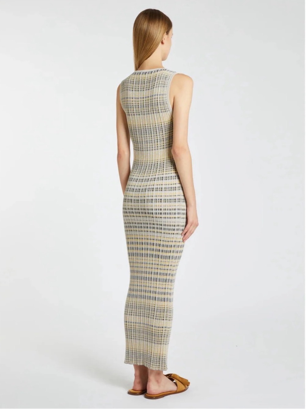 Marella ENZIANA Ribbed Knit Lurex Dress Size S - Picture 2 of 6